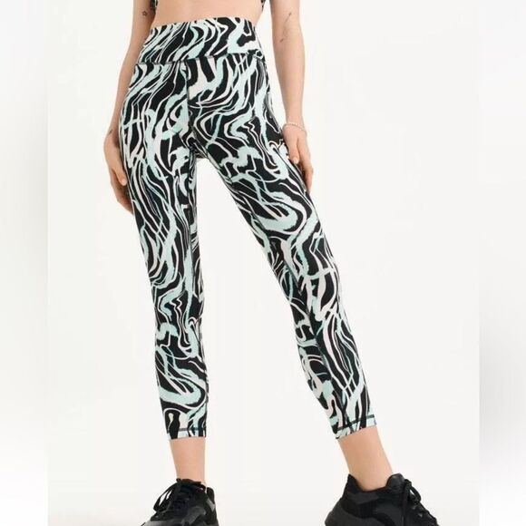 DKNY Women Marble Swirl Print High Waist Legging - Picture 6 of 12